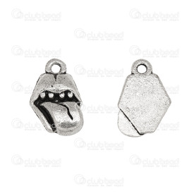 1413-1516-50 - Pendentif de Métal Rolling Stones Endos Plat 9x14mm Nickel Antique 20pcs 1413-1516-50,Roll,Métal,Pendentif,Métal,Métal,9X14MM,Rolling Stones,Flat Back,Antique Nickel,Chine,20pcs,montreal, quebec, canada, beads, wholesale
