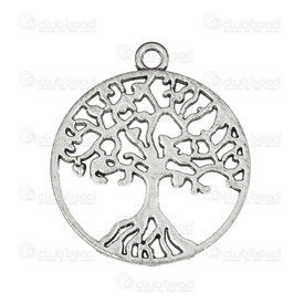 1413-1516-80 - Metal Pendant Life of Tree 29.5mm Antique Nickel 10pcs 1413-1516-80,pendenti,10pcs,Metal,Life of Tree,Pendant,Metal,29.5mm,Life of Tree,Antique Nickel,10pcs,montreal, quebec, canada, beads, wholesale