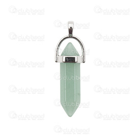 1413-1600-14-2 - Semi-precious Stone Pendant Hexagonal Prism Pointed 1.5'' Aventurine 5pcs 1413-1600-14-2,Pendant,Natural,Semi-precious Stone,1.5'',Hexagonal Prism Pointed,China,5pcs,Aventurine,montreal, quebec, canada, beads, wholesale