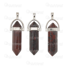 1413-1600-40 - Semi-precious Stone Pendant Hexagonal Prism Pointed 1.5'' Flower red stone 5pcs 1413-1600-40,1.5'',Pendant,Natural,Semi-precious Stone,1.5'',Hexagonal Prism Pointed,China,5pcs,Flower red stone,montreal, quebec, canada, beads, wholesale