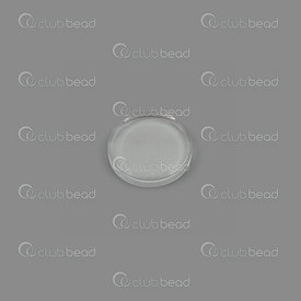 1413-2010-CAB02 - Glass Cabochon Round Flat 12mm Clear 20pcs 1413-2010-CAB02,Round,12mm,Cabochon,Glass,Glass,12mm,Round,Round,Flat,Colorless,Clear,China,20pcs,montreal, quebec, canada, beads, wholesale