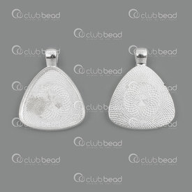 1413-2054-SL - Metal Bezel Cup Pendant Rounded Triangle 25x25mm Antique Nickel Nickel Free 10pcs 1413-2054-SL,Cabochons,10pcs,Bezel Cup Pendant,Metal,Bezel Cup Pendant,Rounded Triangle,25X25MM,Grey,Antique Nickel,Metal,Nickel Free,10pcs,China,montreal, quebec, canada, beads, wholesale