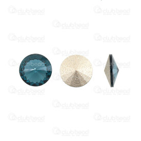 1413-3016 - Crystal Chaton Rivoli Pointed Back 10x4.5mm Teal 1pc  Off Price Policy 1413-3016,Chatons,Crystal,Chaton,Crystal,10x4.5mm,Round,Rivoli,Pointed Back,Blue,Teal,China,1pc,Off Price Policy,montreal, quebec, canada, beads, wholesale