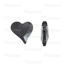 1413-3022 - Crystal Chaton Heart 15x14x5mm Black 1pc  Off Price Policy 1413-3022,noir,1pc,Chaton,Crystal,15x14x5mm,Heart,Heart,Black,Black,China,1pc,Off Price Policy,montreal, quebec, canada, beads, wholesale