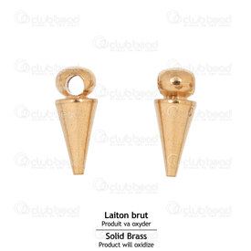 1413-5041-10 - Solid Brass Charm Spike 10x4mm Natural 1.5mm Hole 50pcs 1413-5041-10,Charms,50pcs,Charm,Metal,Solid Brass,10x4mm,Triangle,Spike,Blue,Blue,1.5mm hole,China,50pcs,montreal, quebec, canada, beads, wholesale