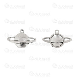 1413-5152 - Metal Charm Saturn 20x13mm nickel 20pcs 1413-5152,Charms,Metal,montreal, quebec, canada, beads, wholesale