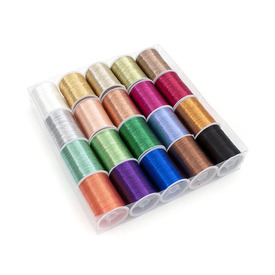 1601-0210 - DISC Polyester Thread Mix 20x100 Yards 1601-0210,montreal, quebec, canada, beads, wholesale