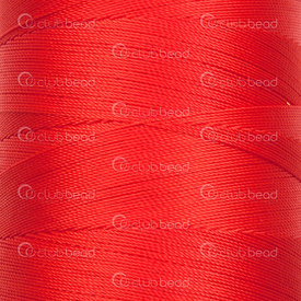1601-0231-0.202 - Polyester Beading Thread 0.20mm Red 1000m Spool 1601-0231-0.202,0.20mm,Polyester,Beading,Thread,0.20mm,Red,1000m Spool,China,montreal, quebec, canada, beads, wholesale