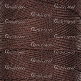 1601-0231-04 - Polyester Beading Thread 1mm Brown 230m Spool 1601-0231-04,Polyester,Brown,Polyester,Beading,Thread,1mm,Brown,230m Spool,China,montreal, quebec, canada, beads, wholesale