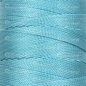 1601-0231-06 - Polyester Beading Thread 1mm Light Blue 230m Spool 1601-0231-06,Weaving,Threads,Polyester,Polyester,Beading,Thread,1mm,Light Blue,230m Spool,China,montreal, quebec, canada, beads, wholesale