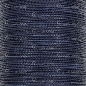 1601-0232-0.506 - Kint Polyester Waxed Thread 6 Strands 0.55mm Navy Ideal for leather 35m Spool 1601-0232-0.506,Polyester,Polyester,Waxed,Thread,6 Strands,0.55mm,Navy,35m Spool,China,Kint,Ideal for leather,montreal, quebec, canada, beads, wholesale