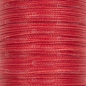 1601-0232-0.508 - Kint Polyester Waxed Thread 6 Strands 0.55mm Burgundy Ideal for leather 35m Spool 1601-0232-0.508,Weaving,Threads,Polyester,Waxed,Thread,6 Strands,0.55mm,Burgundy,35m Spool,China,Kint,Ideal for leather,montreal, quebec, canada, beads, wholesale