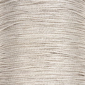 1601-0250-0602 - Nylon Cord 0.6mm Silver 6 Twisted Thread 120m Roll 1601-0250-0602,Torsade,montreal, quebec, canada, beads, wholesale