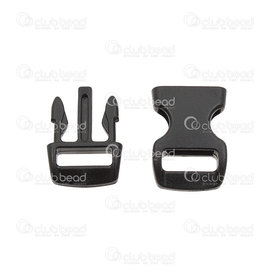 1602-0120-CLASP-BLK - Plastic Clasp Buckle 29x15mm Hole11x3.5mm Black 10 sets 1602-0120-CLASP-BLK,Findings,Plastic,Plastic,Clasp,Buckle,29X15MM,Black,Black,Plastic,10 sets,China,montreal, quebec, canada, beads, wholesale