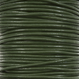 1602-0410-08 - Leather Cord 1mm Olive 10m Roll 1602-0410-08,Clearance by Category,Threads and Cords,Leather,Cord,1mm,Olive,10m Roll,China,montreal, quebec, canada, beads, wholesale
