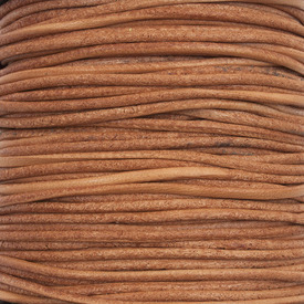 1602-0411-12 - Leather Cord 1.5mm Natural 10m Roll 1602-0411-12,1.5MM,Natural,Leather,Cord,1.5MM,Natural,10m Roll,China,montreal, quebec, canada, beads, wholesale