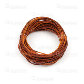 1602-0411-18 - Leather Cord 1.5mm Antique Natural 10m (32.8ft) 1602-0411-18,cordons cuir,Leather,Cord,1.5MM,Natural,Antique,10m (32.8ft),China,montreal, quebec, canada, beads, wholesale