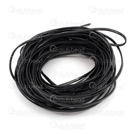1602-0420-02 - Pu Faux Leather Flat Cord Soft 3mm Glossy Black 10m (32.8ft) 1602-0420-02,3MM,Pu Faux Leather,Flat,Cord,Soft,3MM,Black,Glossy,10m (32.8ft),China,montreal, quebec, canada, beads, wholesale