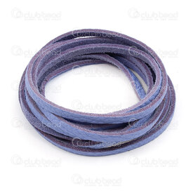 1602-0450-08 - Leather Cord Flat 4 to 5mm Teal App. 1.5m Italy 1602-0450-08,Threads and Cords,App. 1.5m,Leather,Cord,Flat,4 to 5mm,Teal,App. 1.5m,Italy,montreal, quebec, canada, beads, wholesale