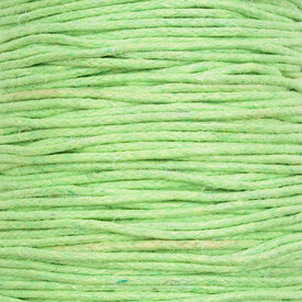 1604-0118 - Cotton Waxed Cord 1mm Light Green 91m (100 yd) 1604-0118,Cotton,Waxed,Cord,1mm,Green,Light,91m (100 yd),China,montreal, quebec, canada, beads, wholesale
