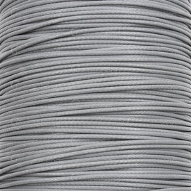 1604-0196-04 - Polyester Korean Waxed Cord 1mm Grey 182m (200 yd) 1604-0196-04,Waxed Korean,Polyester,Korean Waxed,Cord,1mm,Grey,182m (200 yd),China,montreal, quebec, canada, beads, wholesale