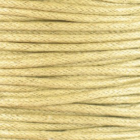 *1604-0208 - Cotton Waxed Cord 2mm Beige 91m (100 yd) *1604-0208,Threads and Cords,Waxed cotton,Cotton,Waxed,Cord,2MM,Beige,91m (100 yd),China,montreal, quebec, canada, beads, wholesale