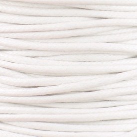 1604-0212 - Cotton Waxed Cord 2mm White 91m (100 yd) 1604-0212,2MM,White,Cotton,Waxed,Cord,2MM,White,91m (100 yd),China,montreal, quebec, canada, beads, wholesale