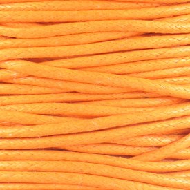 *1604-0220 - Cotton Waxed Cord 2mm Orange 91m (100 yd) *1604-0220,Threads and Cords,Waxed cotton,Cotton,Waxed,Cord,2MM,Orange,91m (100 yd),China,montreal, quebec, canada, beads, wholesale