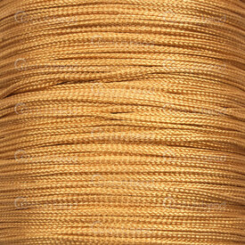 1604-0400-20 - Polyester Cord 1mm Gold 91m (100 yd) 1604-0400-20,Polyester,Cord,1mm,Gold,91m (100 yd),China,montreal, quebec, canada, beads, wholesale