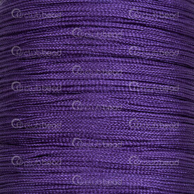1604-0400-22 - Polyester Cord 1mm Purple 91m (100 yd) 1604-0400-22,Polyester,1mm,Polyester,Cord,1mm,Purple,91m (100 yd),China,montreal, quebec, canada, beads, wholesale