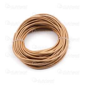 1604-0412-112 - Leather Cord 2mm Gold 10m (32.8ft) 1604-0412-112,Leather,Cord,2MM,Gold,10m (32.8ft),China,montreal, quebec, canada, beads, wholesale