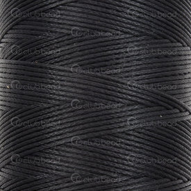 1604-0430-02 - Polyamide Waxed Thread Flat 1mm Black Ideal for leather 250m Spool 1604-0430-02,Polyamide,Waxed,Thread,Flat,1mm,Black,250m Spool,China,Ideal for leather,montreal, quebec, canada, beads, wholesale