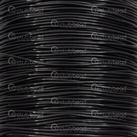 1605-0100-0.8BLK - Monofilement Elastic Thread 0.8mm Black 55m Roll 1605-0100-0.8BLK,Elastic,Black,Monofilement,Elastic,Thread,0.8mm,Black,55m Roll,China,montreal, quebec, canada, beads, wholesale