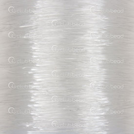 1605-0102-50 - Monofilement Elastic Thread 0.8mm Clear 50m Roll 1605-0102-50,Elastic,Monofilement,Elastic,Thread,0.8mm,Clear,50m Roll,China,montreal, quebec, canada, beads, wholesale