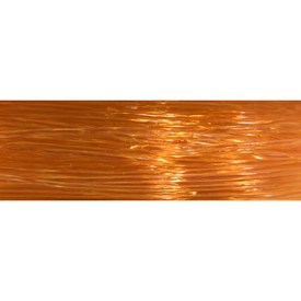 *1605-0104 - Monofilament Elastic Thread 0.8mm Orange 25m Roll *1605-0104,Elastic,0.8mm,25m Roll,Monofilament,Elastic,Thread,0.8mm,Orange,25m Roll,China,montreal, quebec, canada, beads, wholesale