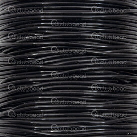 1605-0118-20 - Monofilement Elastic Thread 1.2mm Black 20m Roll 1605-0118-20,Elastic,Monofilement,Elastic,Thread,1.2mm,Black,20m Roll,China,montreal, quebec, canada, beads, wholesale