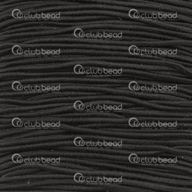 1605-0120-02 - Nylon Elastic Cord 0.8mm Black 50m Roll 1605-0120-02,Elastic,Nylon,Elastic,Cord,0.8mm,Black,50m Roll,China,montreal, quebec, canada, beads, wholesale