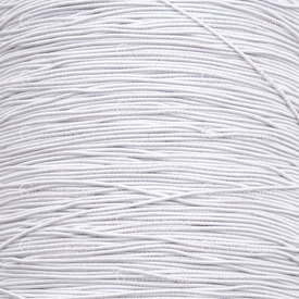1605-0126 - Nylon Elastic Cord 0.3mm White 400m Roll 1605-0126,Threads and Cords,Elastic,Nylon,Nylon,Elastic,Cord,0.3mm,White,400m Roll,China,montreal, quebec, canada, beads, wholesale