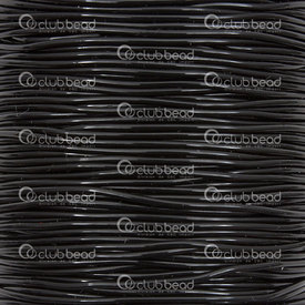 1605-0146-2BK - Monofilement Elastic Thread 1mm Black 45m Roll 1605-0146-2BK,Elastic,1mm,Monofilement,Elastic,Thread,1mm,Black,45m roll,China,montreal, quebec, canada, beads, wholesale
