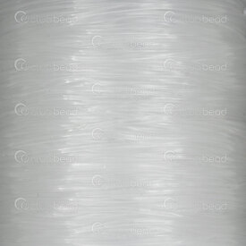 1605-0146-30CL - Monofilement Elastic Thread 1mm Clear 100m Roll 1605-0146-30CL,Elastic,Clear,Monofilement,Elastic,Thread,1mm,Clear,100m Roll,China,montreal, quebec, canada, beads, wholesale