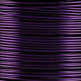 *1606-1022-22 - Beaders' Choice Copper Wire Silver Plated 22 Gauge Purple App. 14m Turkey *1606-1022-22,Copper,Purple,Copper,Wire,Silver Plated,22 Gauge,Purple,App. 14m,Turkey,Beaders' Choice,montreal, quebec, canada, beads, wholesale