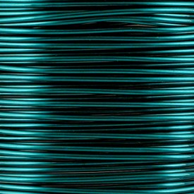 *1606-1028-14 - Beaders' Choice Copper Wire 28 Gauge Teal App. 48m Turkey *1606-1028-14,montreal, quebec, canada, beads, wholesale