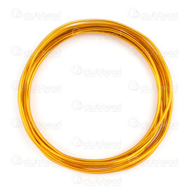 1607-0203-12 - Beaders' Choice Aluminum Wire 2.5mm Gold App. 3m 1607-0203-12,Aluminum,Gold,Aluminum,Wire,2.5mm,Gold,App. 3m,China,Beaders' Choice,montreal, quebec, canada, beads, wholesale
