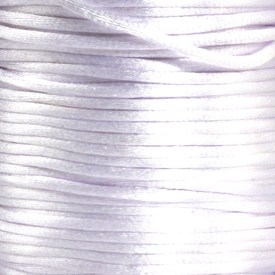 *1608-5002 - Nylon Cord Rat Tail 1mm White 100m Roll *1608-5002,Nylon,Cord,Rat Tail,1mm,White,100m  Roll,China,montreal, quebec, canada, beads, wholesale