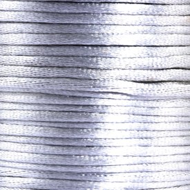 1608-5020 - Nylon Cord Rat Tail 1mm Silver 100m Roll 1608-5020,Nylon,Cord,Rat Tail,1mm,Silver,100m  Roll,China,montreal, quebec, canada, beads, wholesale