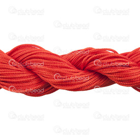 1610-2000-06 - Polyester Silk Imitaion Thread 1mm Red 28m 1610-2000-06,Polyester,Silk Imitaion,Thread,1mm,Red,28m,China,montreal, quebec, canada, beads, wholesale