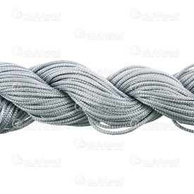 1610-2000-08 - Polyester Silk Imitaion Thread 1mm Grey 28m 1610-2000-08,Threads and Cords,Silk imitation ,Polyester,Silk Imitaion,Thread,1mm,Grey,28m,China,montreal, quebec, canada, beads, wholesale