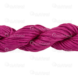1610-2000-10 - Polyester Silk Imitaion Thread 1mm Dark Pink 28m 1610-2000-10,Silk imitation ,Polyester,Silk Imitaion,Thread,1mm,Dark Pink,28m,China,montreal, quebec, canada, beads, wholesale