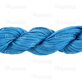 1610-2000-12 - Polyester Silk Imitaion Thread 1mm Turquoise 28m 1610-2000-12,28m,Polyester,Silk Imitaion,Thread,1mm,Turquoise,28m,China,montreal, quebec, canada, beads, wholesale