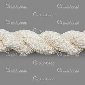 1610-2000-24 - Polyester Silk Imitaion Thread 1mm Off White 25m 1610-2000-24,Polyester,1mm,Polyester,Silk Imitaion,Thread,1mm,Off White,25m,China,montreal, quebec, canada, beads, wholesale